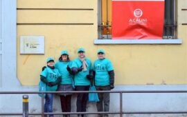 Brescia – prevenzione dalla droga davanti al Liceo Calini