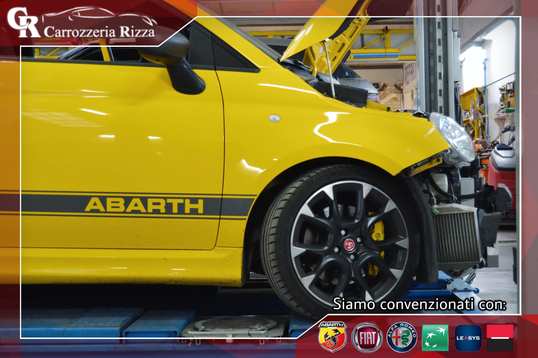Carrozzeria convenzionata ABARTH a Roma Carrozzeria Rizza