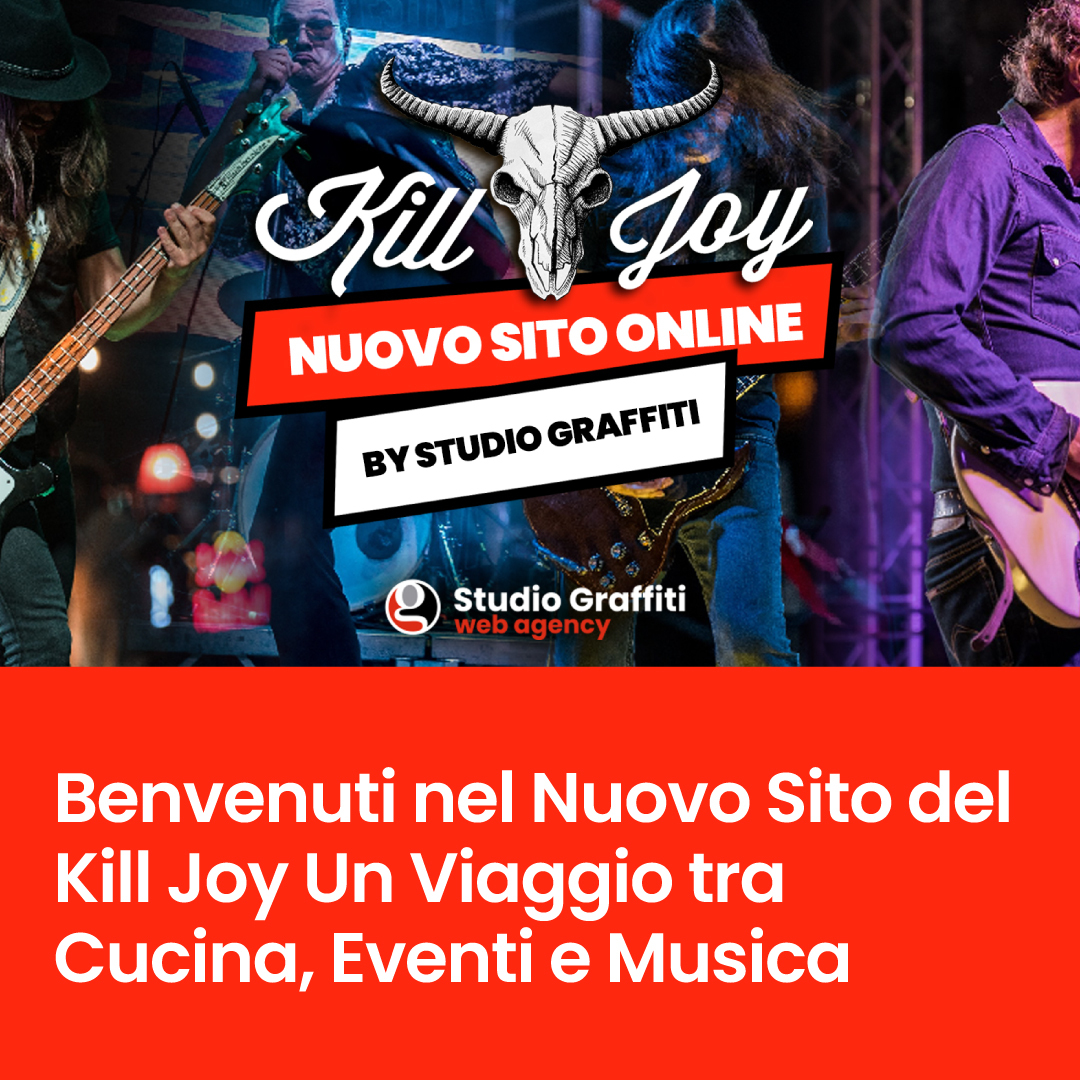 Studio Graffiti Firma il Nuovo Portale Web di Kill Joy