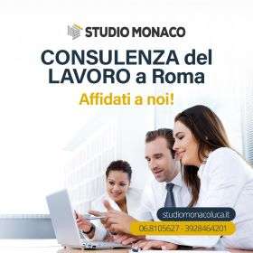 Consulente del Lavoro Roma gestione personale, elaborazione buste paga adempimenti contributivi e consulenza aziendale Scopri i servizi Studio Monaco Luca.